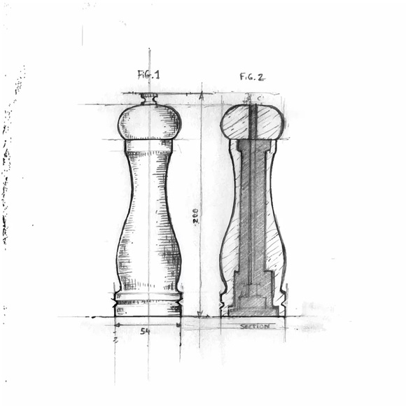 NWT-The Cole & Mason 6.5 inch Forest Capstan Wood Salt and Pepper Mill Gift Set - Picture 6 of 6